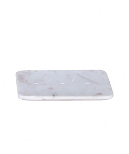 Soap dish in white marble