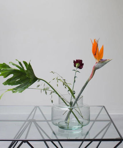 Vase i genbrugsglas