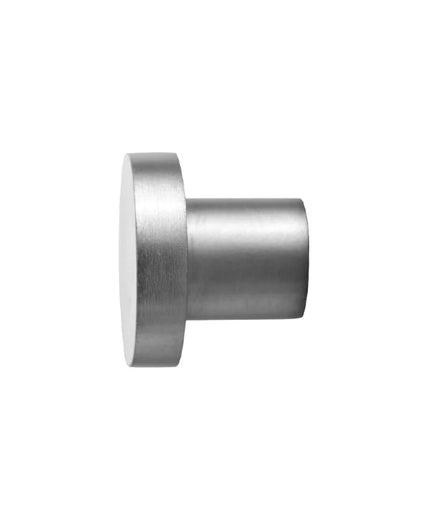 Knob Matt steel Ø2.5 cm