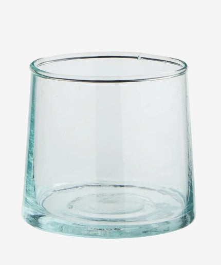 Glass with declaration of love