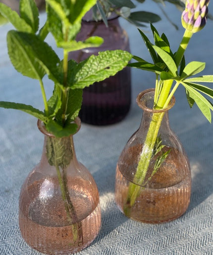 Small Cylinder glass vase - Clear