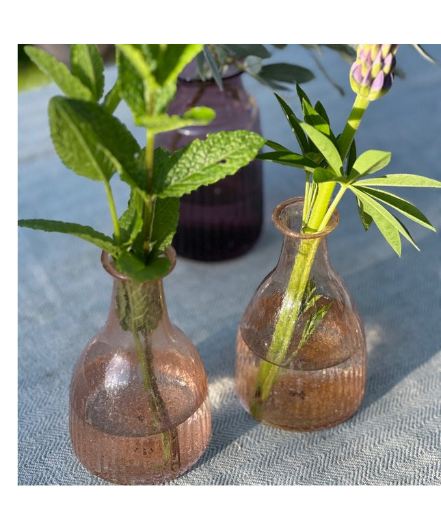 Small Cylinder glass vase - Clear