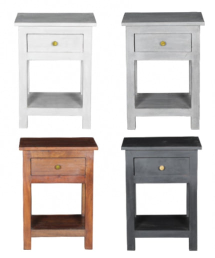Nightstand Dark Gray - Height 60 cm