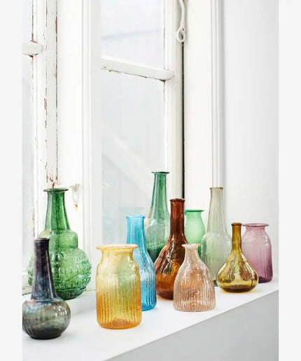 Small Cylinder glass vase - Clear