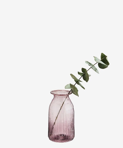 Small Cylinder glass vase - Clear