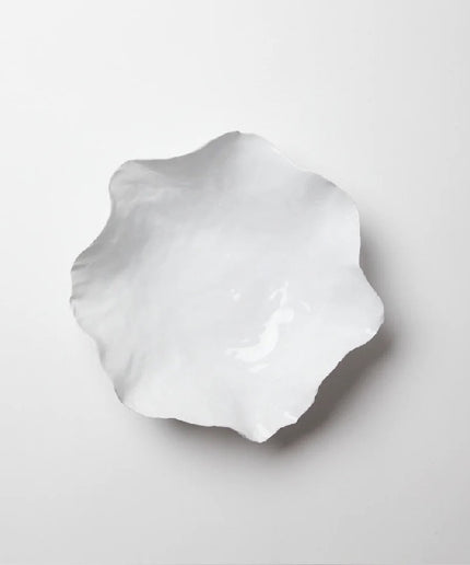Hvidt keramikfad