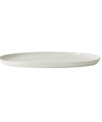 Elongated dish light green MAGUELONE