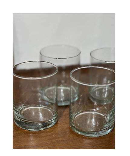 Glass with declaration of love