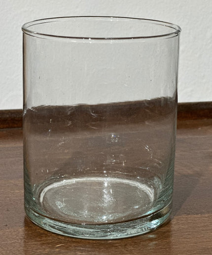 Glass with declaration of love