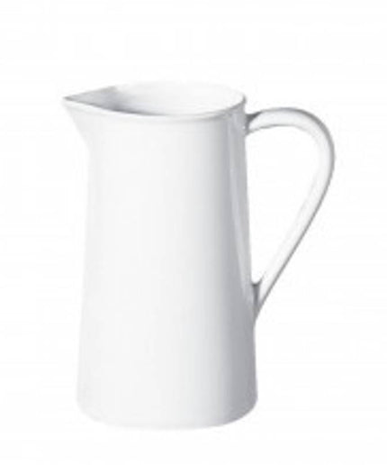 Hvid porcelænskande 1 L