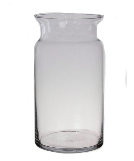 Small Cylinder glass vase - Clear
