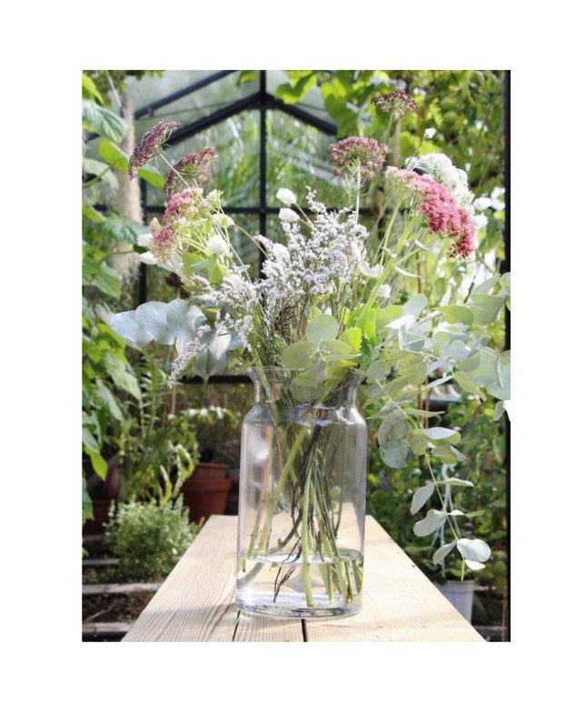 Small Cylinder glass vase - Clear