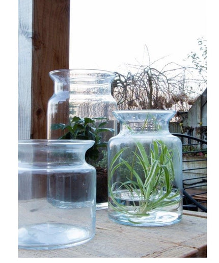 Small Cylinder glass vase - Clear