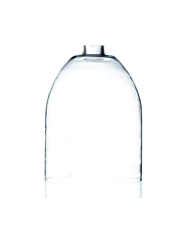 Bred glas lanterne