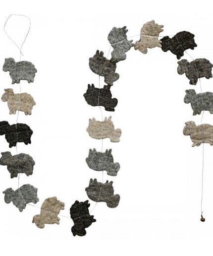 Garland - Gray wool lamb