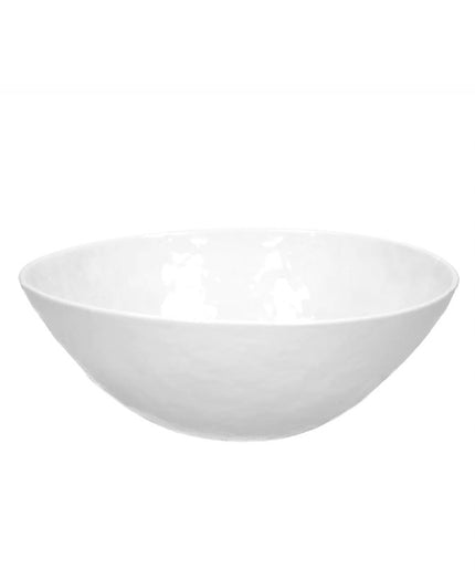 hvid salatskål