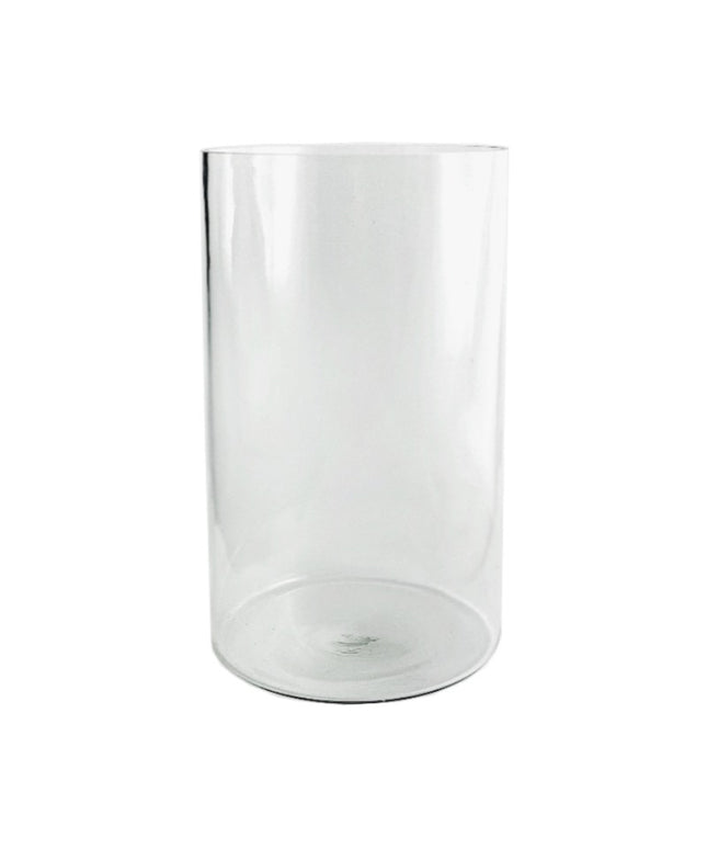 Mellem Cylinder glas vase - Clear