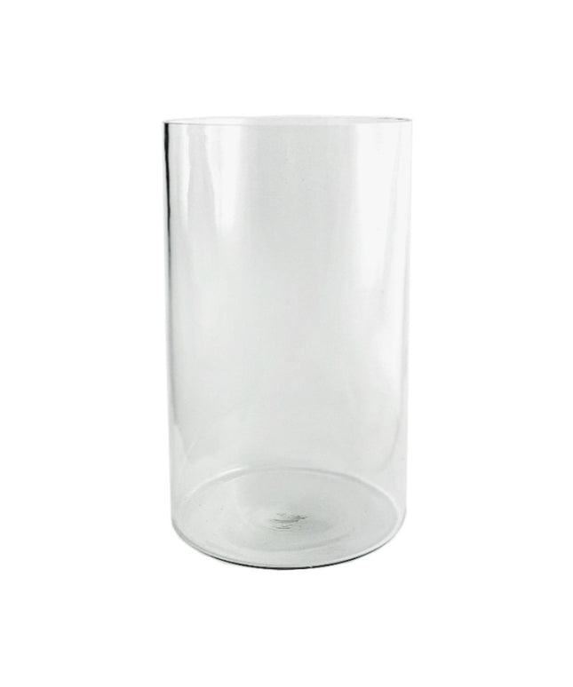Medium Cylinder glass vase - Clear
