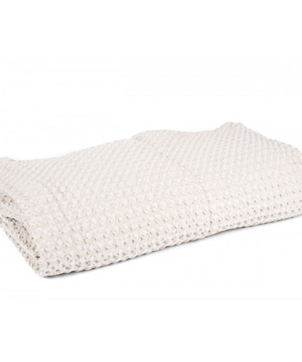 Sengetæppe beige