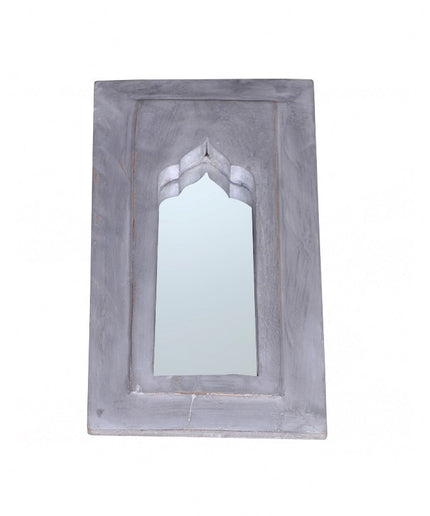 Mirror with oriental frame