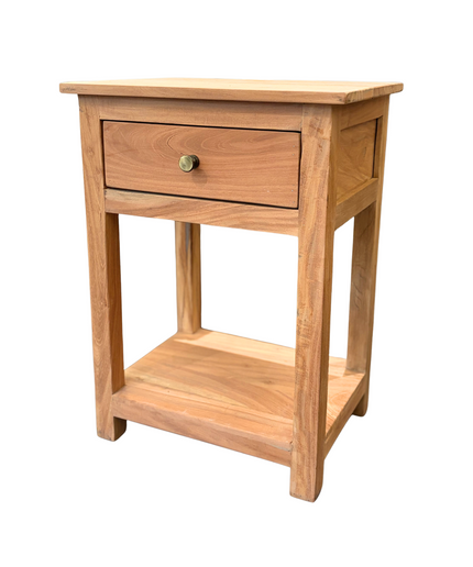 Natbord Rå teak - Højde 60 cm