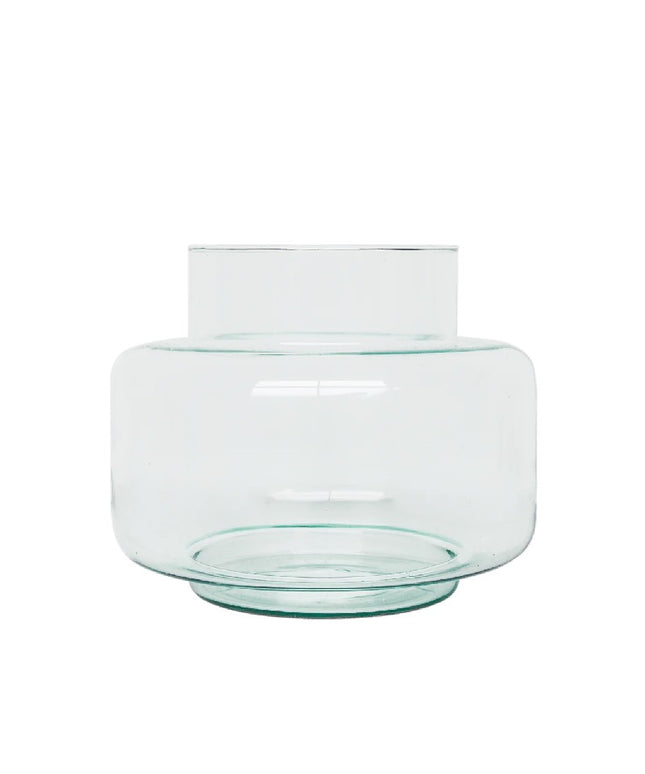Vase i genbrugsglas