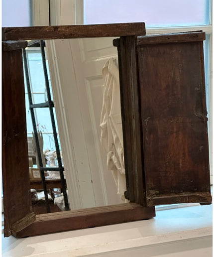 Mirror Dark gray wooden frame - 40x60 cm 