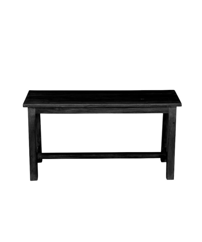 Bænk Sort TT259 - 90x30x47 cm
