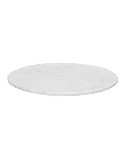 Plate Ø20 - White marble