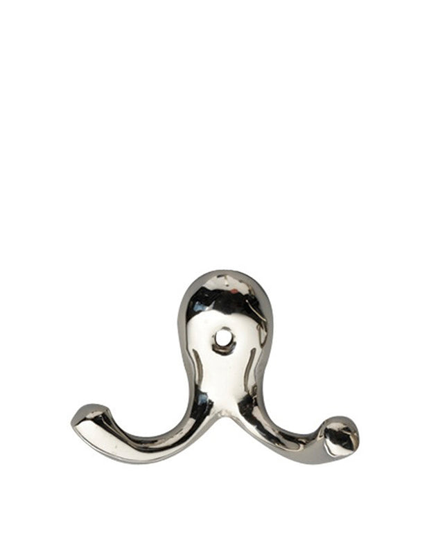 Dobbelt knage, blank metal