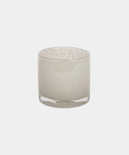Fyrfadelys-sættet - Nilla Light Grey Fyrfadsstage 8 cm