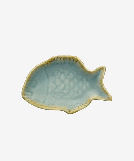 Lille fiskeassiet Lyseblå