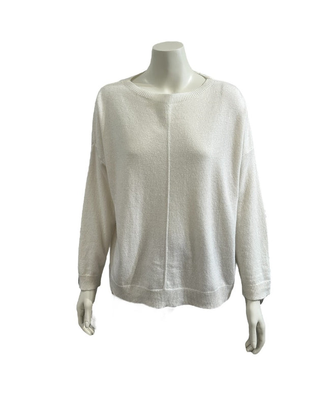 Bluse i Cashmere blend - Off white
