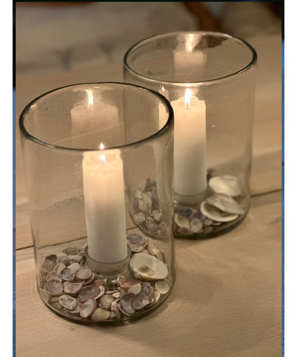 Glas Lysestage - Clear