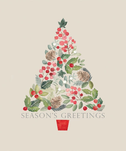 Merry Greetings papirservietter, 33x33 cm