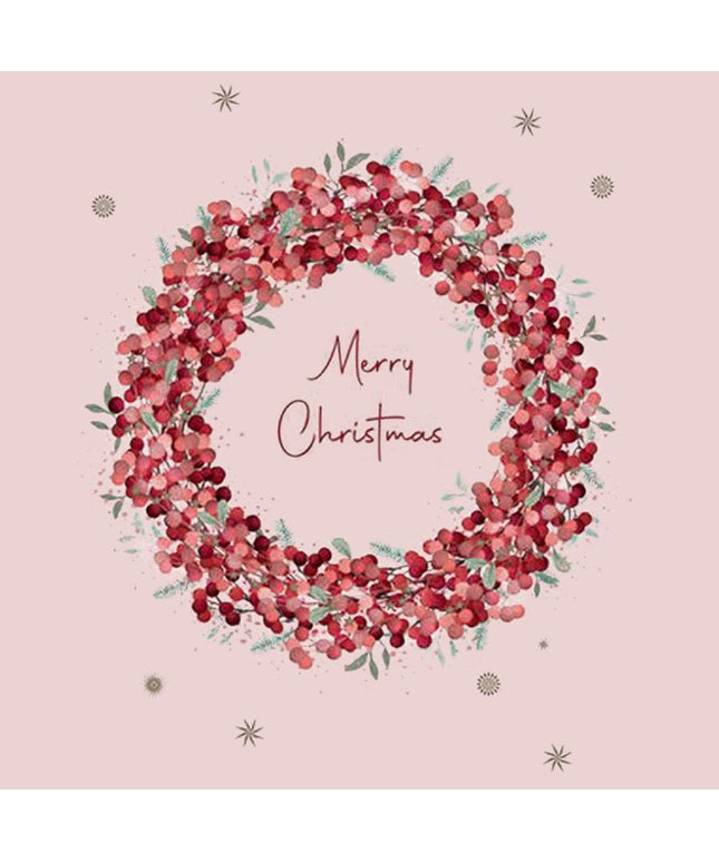 Christmas in Rosé Napkin papirservietter, 33x33 cm