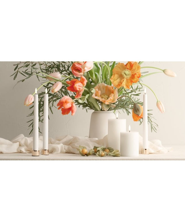 LED Kronelys - 25 cm