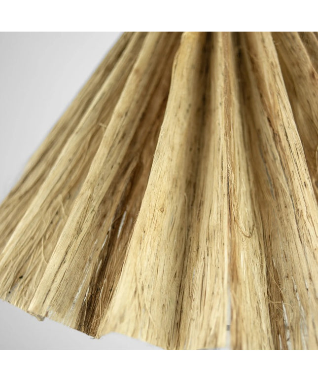 Lampshade in pleated nature