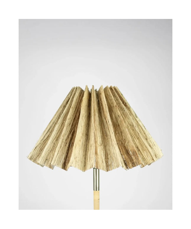 Lampshade in pleated nature