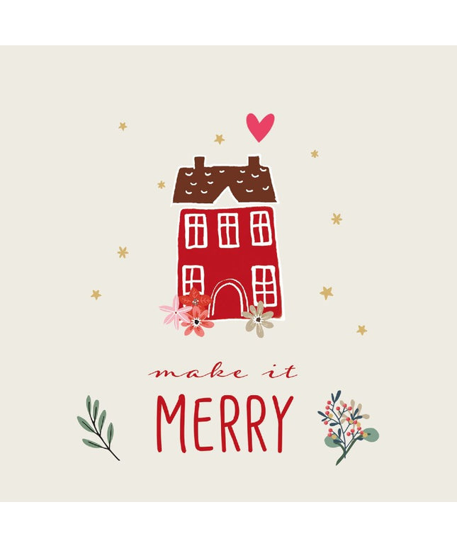 Make it merry papirservietter, 33x33 cm