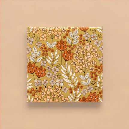 Gavepapir - Flower Field Gold