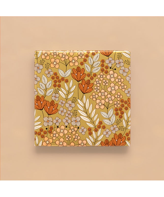 Gavepapir - Flower Field Gold