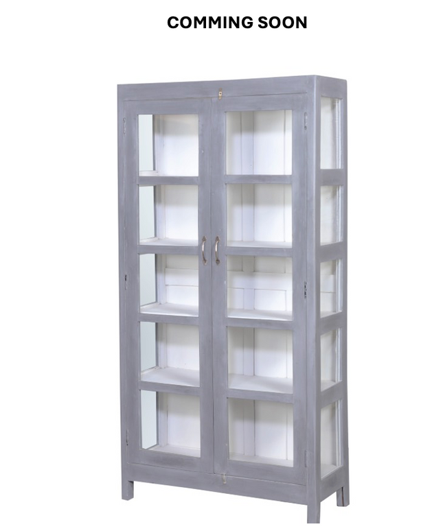 Vitrineskab TT183 92x38x183 cm