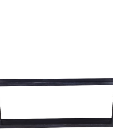Folding table in raw wood