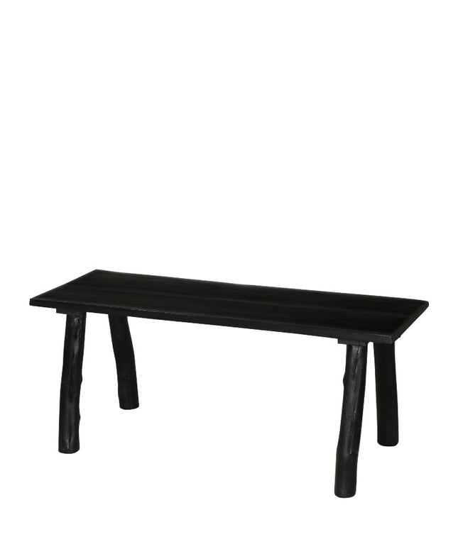 Bench light gray Wood TT91 - 122x25x40 cm