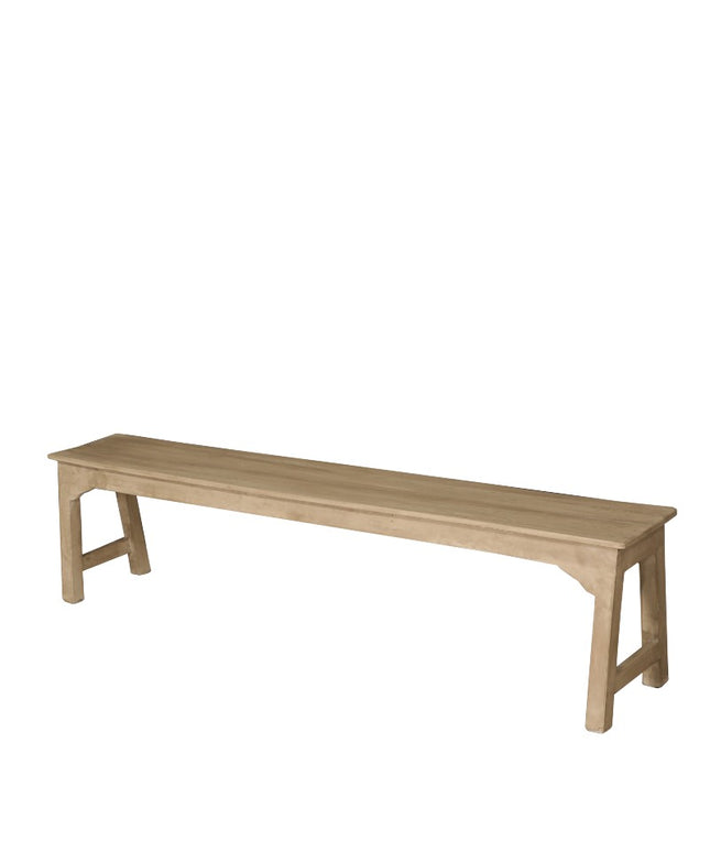Bænk TT12 Hørfarvet - 183x30x45 cm