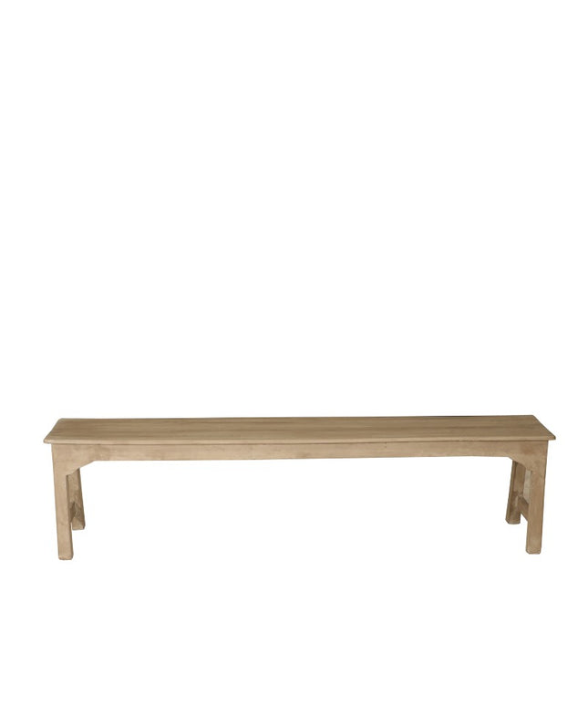 Bænk TT12 Hørfarvet - 183x30x45 cm