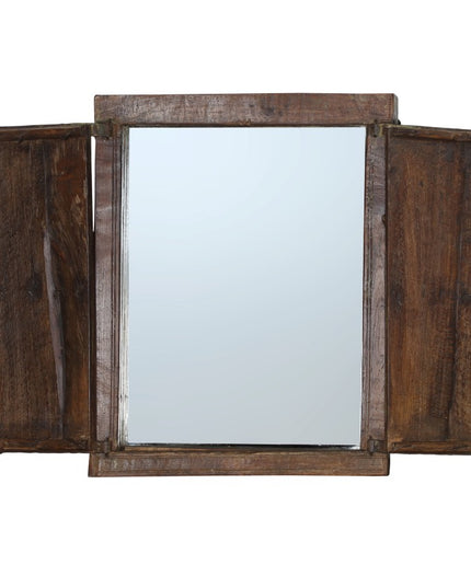 Mirror Dark gray wooden frame - 40x60 cm 