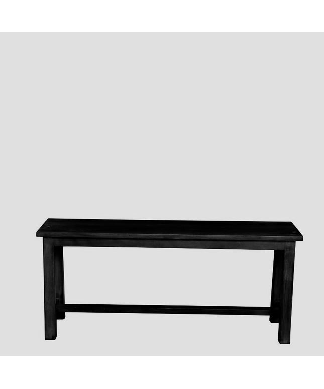 Bænk Sort TT260 - 110x30x47 cm