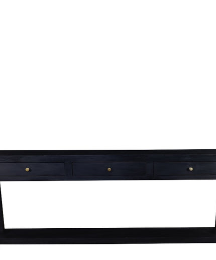 Folding table in raw wood